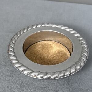 Mariposa Brillante Rope Wine Coaster 6.5” Cork Circle Vintage 1997 Mexico